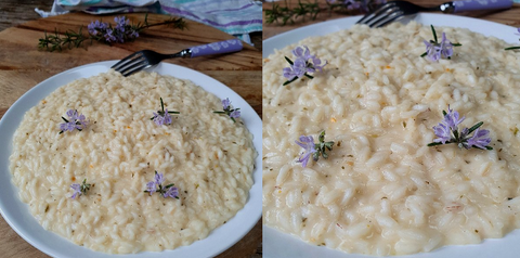 Risotto cremoso al rosmarino