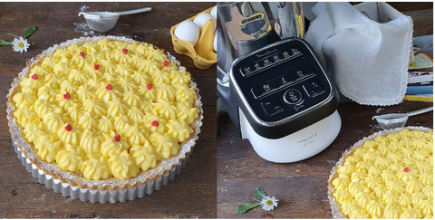 Crostata con crema pasticcera