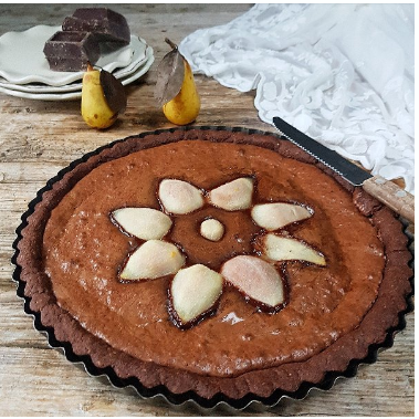 Crostata cioccolato e pere